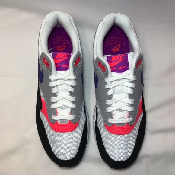 Nike Air Max 1 Raptors Pink Flash Lifestyle Shoes - Picture 5 of 8